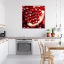 Obraz na płótnie, Granat owoce - 30x30