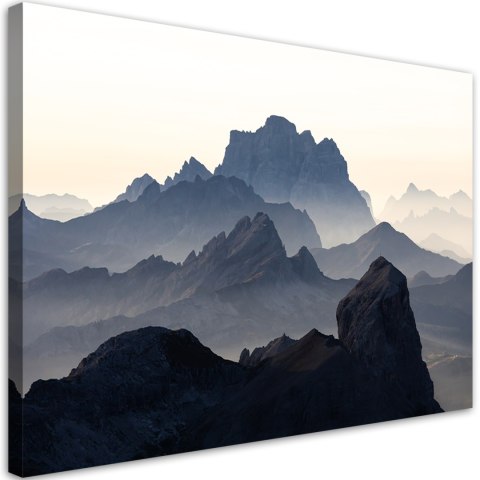 Obraz na płótnie, Skalisty krajobraz gór - 120x80