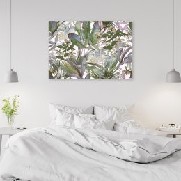 Obraz na płótnie, Tropikalne liście monstera - 60x40