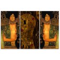 Obraz 3 częściowy na płótnie, Judyta z głową Holofernesa - 150x100