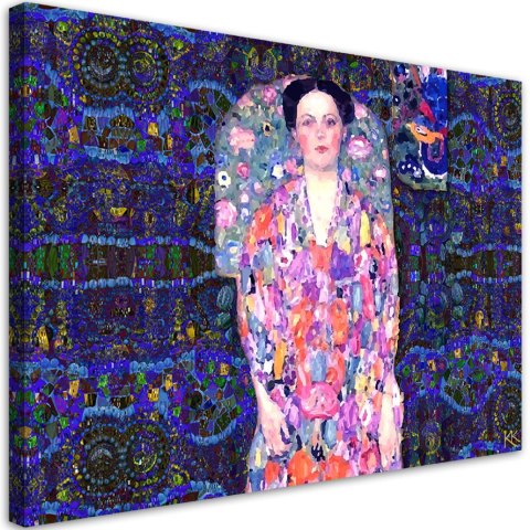 Obraz na płótnie, Gustav Klimt Portret Eugenia Primaves - 120x80