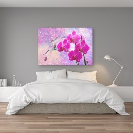 Obraz na płótnie, Eteryczna orchidea abstrakcja - 60x40