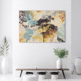 Obraz, Kolorowe drzewa abstrakcja - 90x60