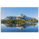 Obraz, Las Góry Jezioro krajobraz - 100x70