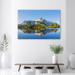 Obraz, Las Góry Jezioro krajobraz - 120x80