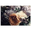 Obraz na płótnie, Pastelowe Peonie Bukiet Kwiaty - 100x70