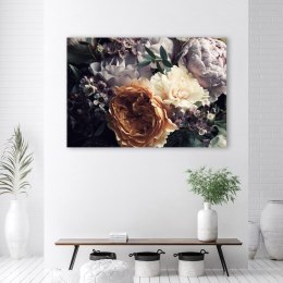 Obraz na płótnie, Pastelowe Peonie Bukiet Kwiaty - 120x80