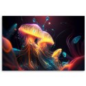 Obraz na płótnie, Kolorowa abstrakcja morska - 100x70