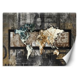 Fototapeta, Mapa świata w stylu vintage - 150x105