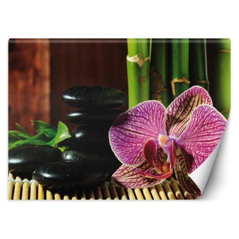 Fototapeta, Orchidea kamienie zen bambus - 250x175