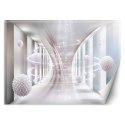 Fototapeta, Wirujące kule tunel 3D - 150x105