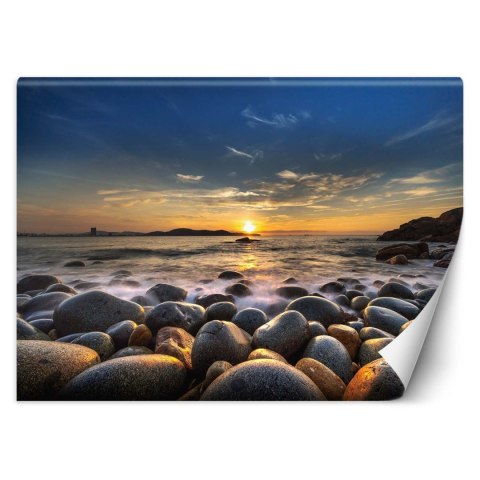 Fototapeta, Zachód słońca nad morzem - 350x245