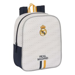 Plecak szkolny Real Madrid C.F. Biały 22 x 27 x 10 cm