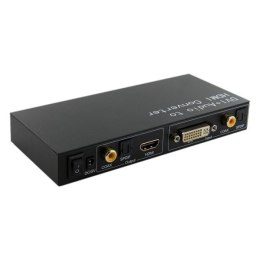 4World Konwerter HDMI DVI + Optical Audio + Coaxial Audio to HDMI