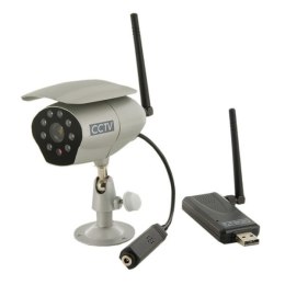 4World SECURITY Bezprzewodowy zestaw CCTV - Cyfrowa kamera (DIG-01-BZ) + Odbiornik USB2.0 | IP55
