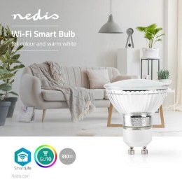 Nedis Wi-Fi Smart LED Żarówka | Pełen kolor i ciepła biel | GU10