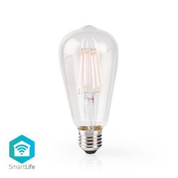 Nedis Wi-Fi Smart LED Żarówka z żarnikiem | E27 | ST64 | 5 W | 500 lm