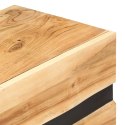 Szafka, 120x30x75 cm, lite drewno akacjowe