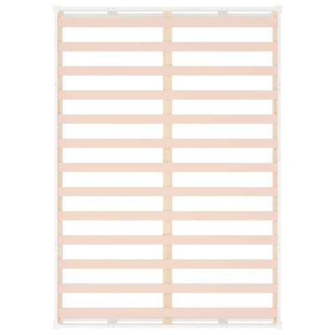 Rama łóżka, biała, 180x200 cm, Super King, lite drewno