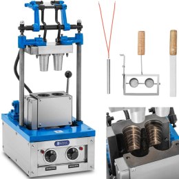 Waflownica maszyna do wypieku wafli rożków na lody 50 - 60 wafli / godz. 55 x 70 mm