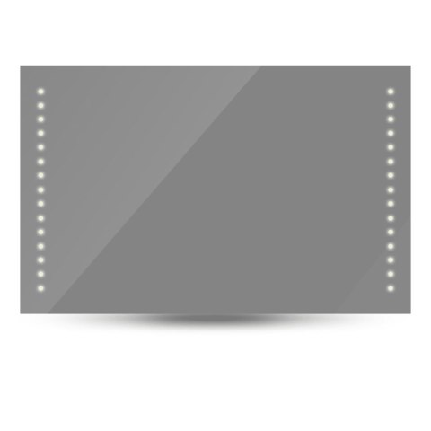 Lustro łazienkowe LED 100x60 cm