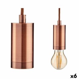 Lampa Sufitowa Brąz Metal 60 W 9,5 x 9,5 x 9,7 cm (6 Sztuk)