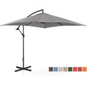 Parasol ogrodowy na wysięgniku kwadratowy 250 x 250 cm ciemnoszary