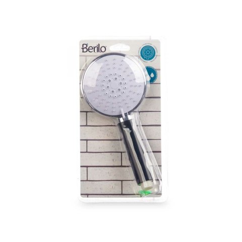 Słuchawka prysznicowa Berilo Czarny Metal 10,5 x 24 x 5 cm (12 Sztuk)