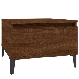 Stolik boczny, brązowy dąb, 50x46x35cm, materiał drewnopochodny