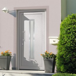 Drzwi wejściowe zewnętrzne, białe, 108 x 208 cm
