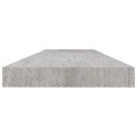 Półki ścienne, 2 szt., szarość betonu, 120 x 23,5 x 3,8 cm, MDF
