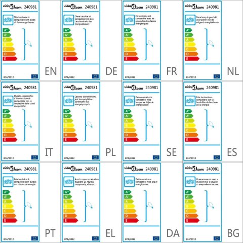 Lampa sufitowa, 3 żarówki E14, fioletowa/biała