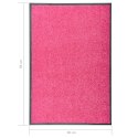 Wycieraczka z możliwością prania, różowa, 60 x 90 cm