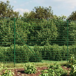 Ogrodzenie ze zgrzewanej siatki, zielone, 1,8x10 m