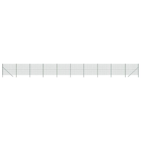 Ogrodzenie ze zgrzewanej siatki, zielone, 2,2x25 m