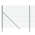 Ogrodzenie ze zgrzewanej siatki, zielone, 2,2x25 m