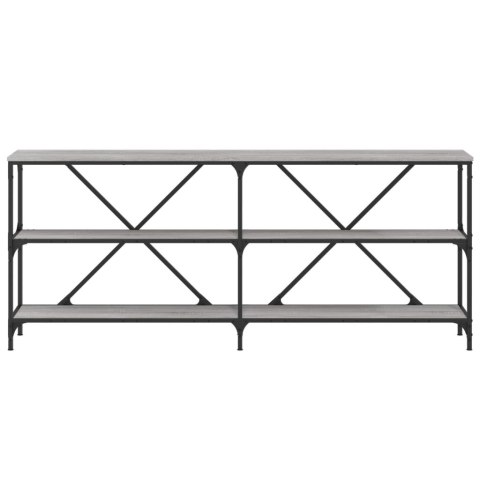 Stolik kawowy, szary dąb sonoma, 180x30x75 cm