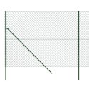 Ogrodzenie z siatki, zielone, 1,8x25 m