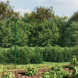 Ogrodzenie ze zgrzewanej siatki, zielone, 1,8x10 m
