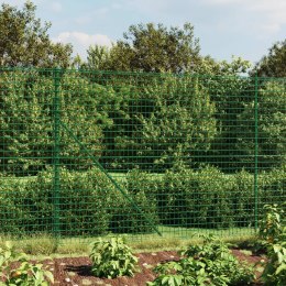 Ogrodzenie ze zgrzewanej siatki, zielone, 2x25 m