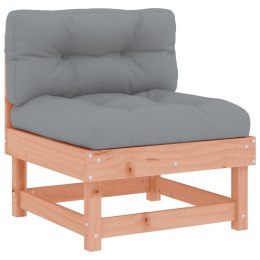 Siedzisko środkowe z poduszkami, lite drewno daglezjowe