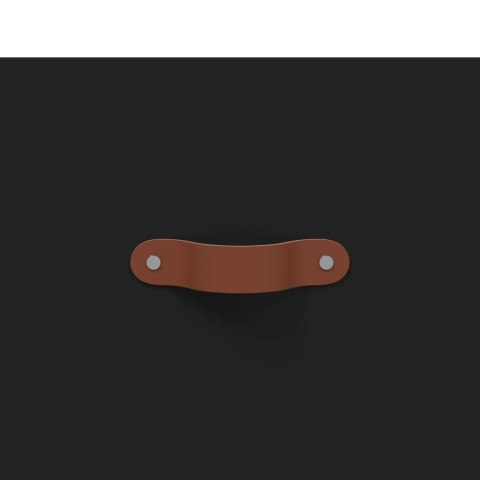 Szafka, czarna, 34,5x34x90 cm, materiał drewnopochodny