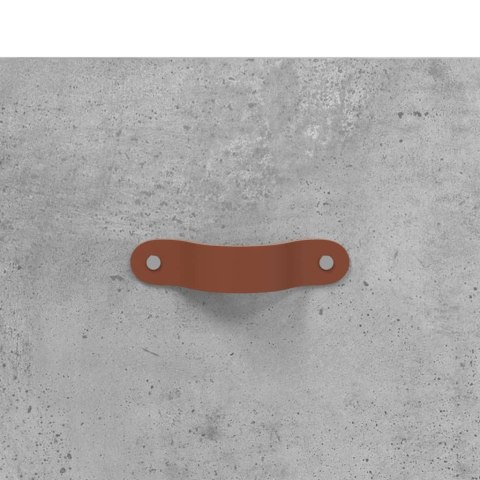 Szafka, szarość betonu, 34,5x34x90 cm, materiał drewnopochodny