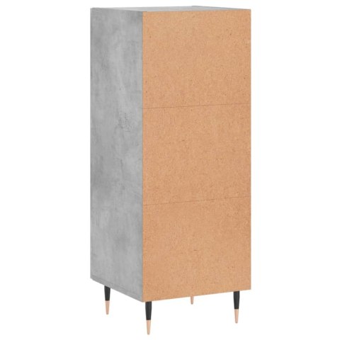 Szafka, szarość betonu, 34,5x34x90 cm, materiał drewnopochodny