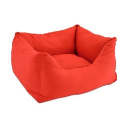 Łóżko dla zwierząt domowych Nayeco Czerwony 59 x 59 x 50 cm Wielokolorowy Akryl 59 x 50 x 20 cm