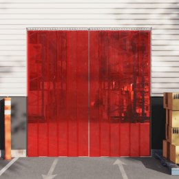 Kurtyna paskowa, czerwona, 300 mm x 2,6 mm, 25 m, PVC