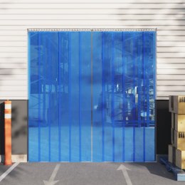 Kurtyna paskowa, niebieska, 200 mm x 1,6 mm, 25 m, PVC