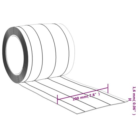 Kurtyna paskowa, przezroczysta, 200 mm x 1,6 mm, 25 m, PVC Kurtyna paskowa, przezroczysta, 200 mm x 1,6 mm, 25 m, PVC