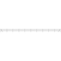 Ogrodzenie z siatki drucianej, antracytowe, 1,1x25 m