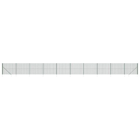 Ogrodzenie z siatki drucianej, z kotwami, zielone, 2x25 m Ogrodzenie z siatki drucianej, z kotwami, zielone, 2x25 m